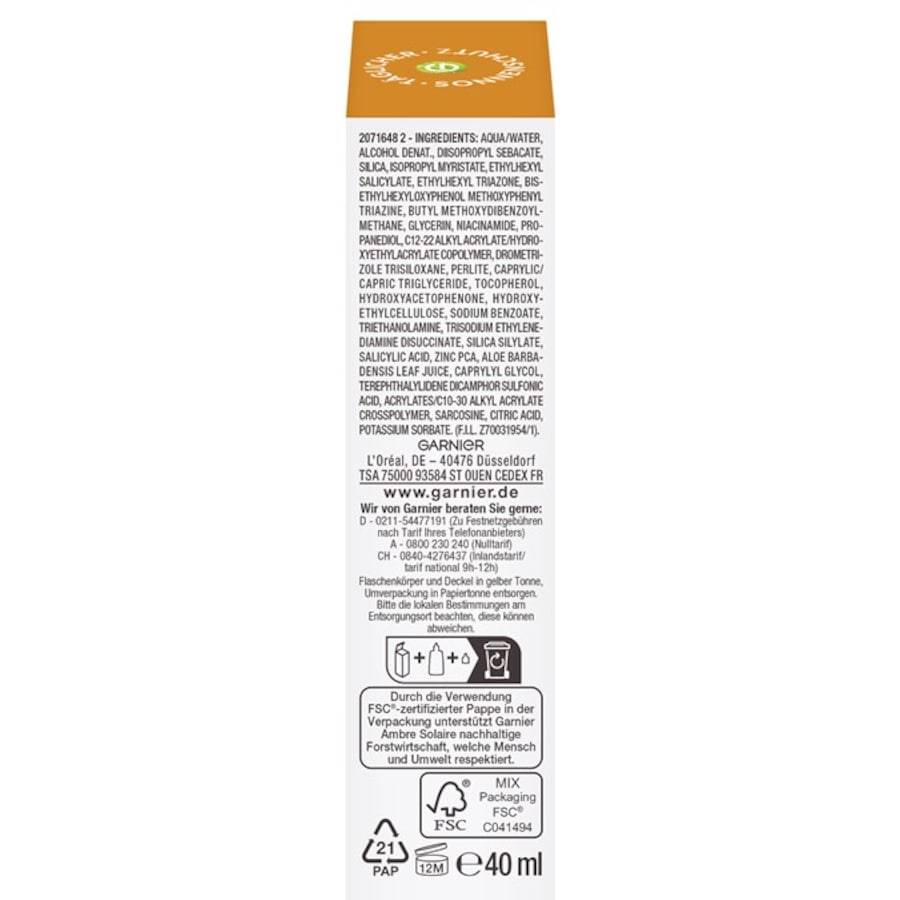 GARNIER Ambre Solaire Letzte 2 Tage