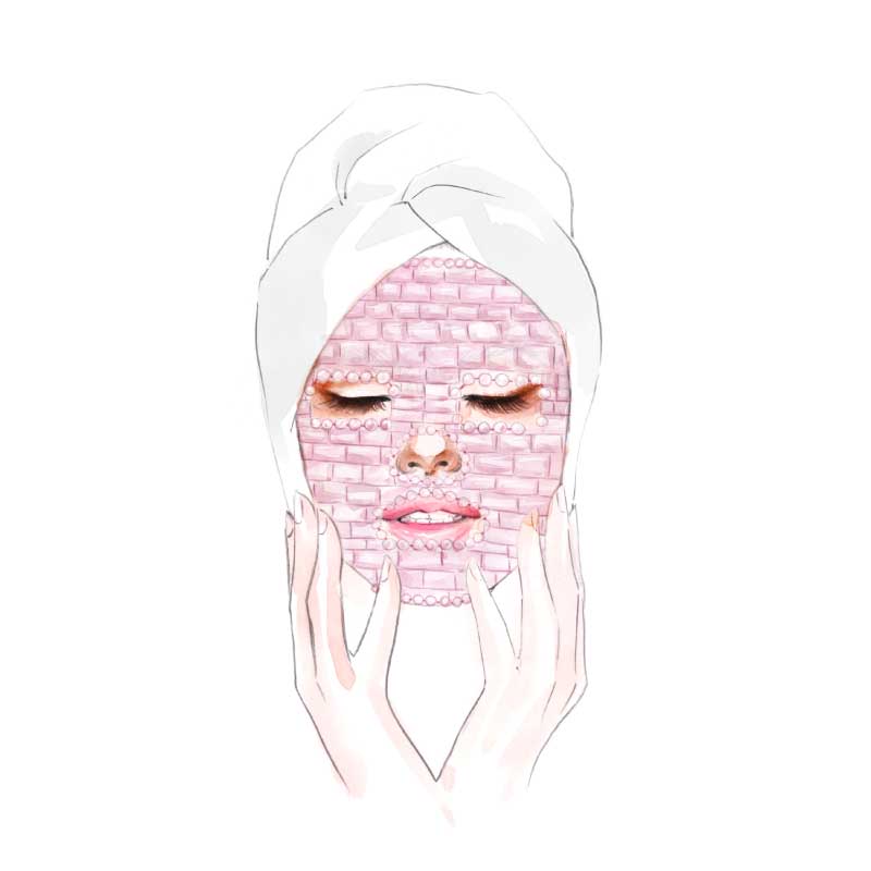 Love Rose Cosmetics Rosenquarz Face Mask Speichern exportieren