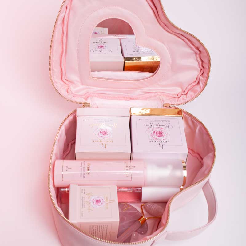 Love Rose Cosmetics Kosmetiktasche Herz Rabatte dieses Monats