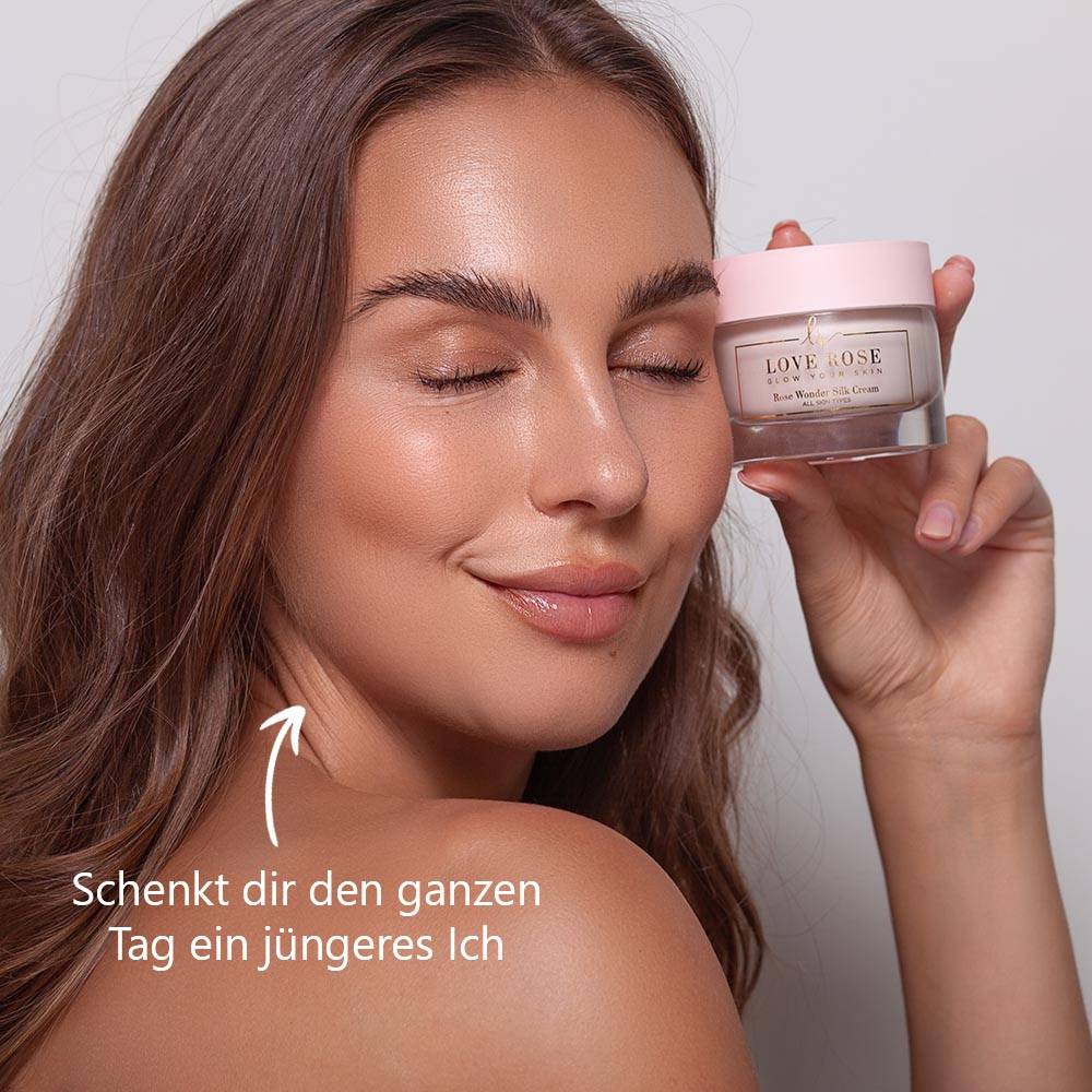 Love Rose Cosmetics Rose Wonder Silk Cream - 24h Pflege Fabrikverkauf