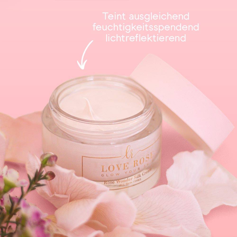 Love Rose Cosmetics Rose Wonder Silk Cream - 24h Pflege Fabrikverkauf