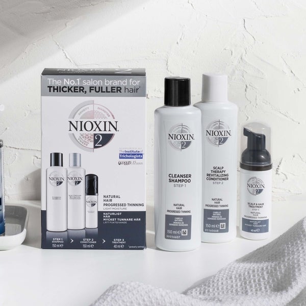 NIOXIN 3-Part System 2 Trial Kit for Natural Hair with Progressed Thinning zollfrei