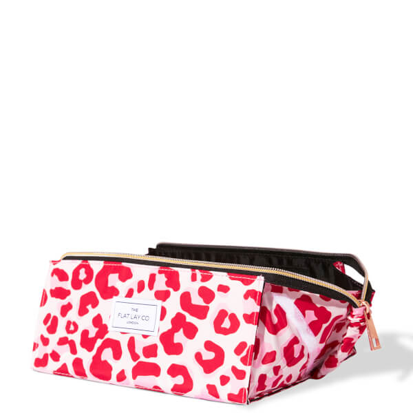 The Flat Lay Co. Open Flat Box Bag - Pink Leopard Outlet