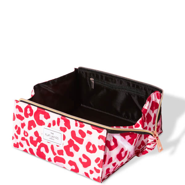 The Flat Lay Co. Open Flat Box Bag - Pink Leopard Outlet