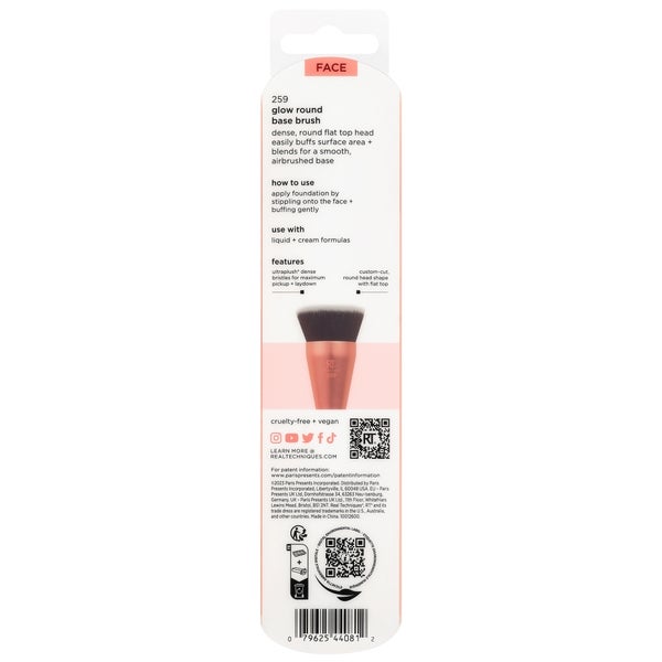 Real Techniques Glow Round Base Makeup Brush Weihnachtsangebot