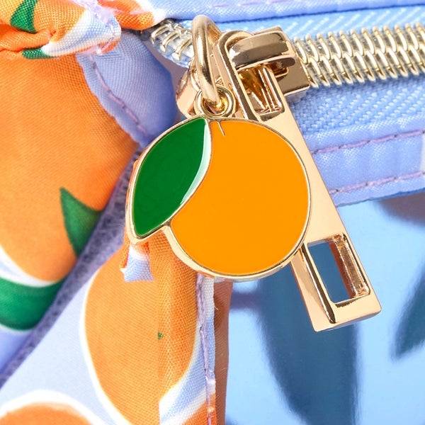 The Flat Lay Co. Open Flat Makeup Jelly Box Bag - Mediterranean Oranges Heißer Verkauf