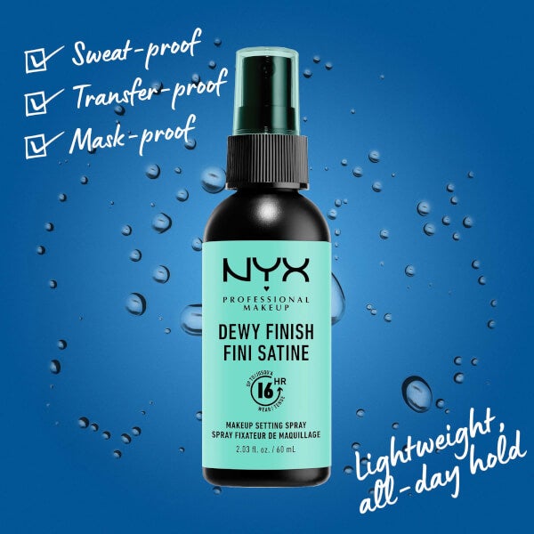 NYX Professional Makeup Make Up Setting Spray - Dewy Finish/Long Lasting Fabrikverkauf