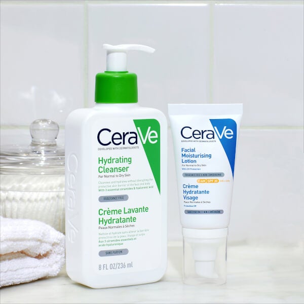 CeraVe AM Facial Moisturising Lotion SPF30 with Ceramides for Normal to Dry Skin 52ml Günstig kaufen