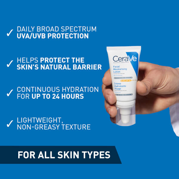 CeraVe AM Facial Moisturising Lotion SPF30 with Ceramides for Normal to Dry Skin 52ml Günstig kaufen