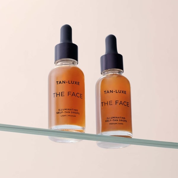 Tan-Luxe The Face Illuminating Self-Tan Drops 30ml - Medium/Dark Neueste Stile