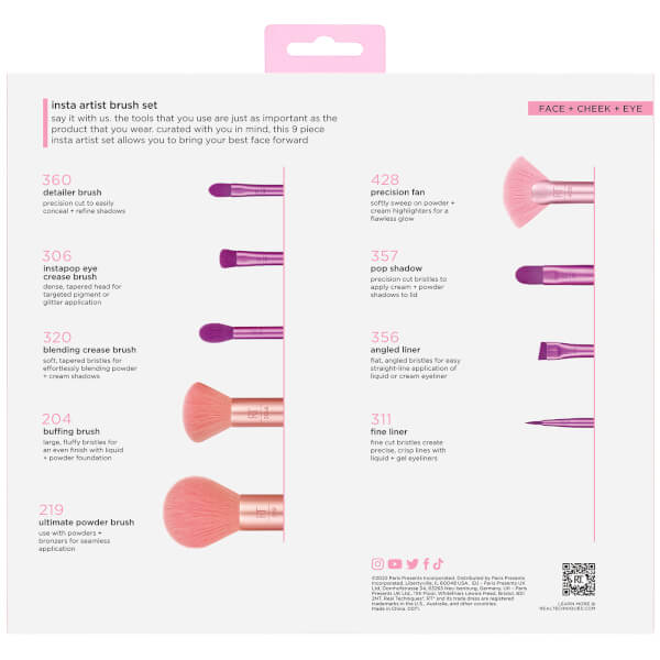 Real Techniques Insta Artist Brush Set Saisonale Angebote