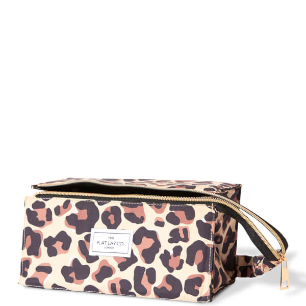 The Flat Lay Co. Open Flat Box Bag - Leopard Print Super Sparpreis