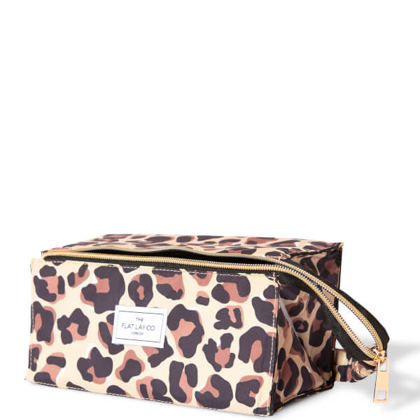 The Flat Lay Co. Open Flat Box Bag - Leopard Print Super Sparpreis
