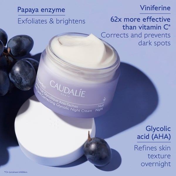 Caudalie Vinoperfect Dark Spot Correcting Glycolic Night Cream 50ml Begrenzt auf 3 Tage