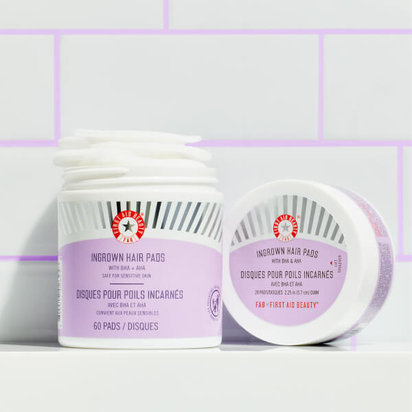 First Aid Beauty BHA and AHA Ingrown Hair Pads (Pack of 60) Outlet