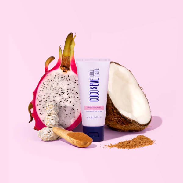 Coco & Eve Travel Sized Glow Figure Bali Buffing Sugar 60g Begrenzte Freigabe