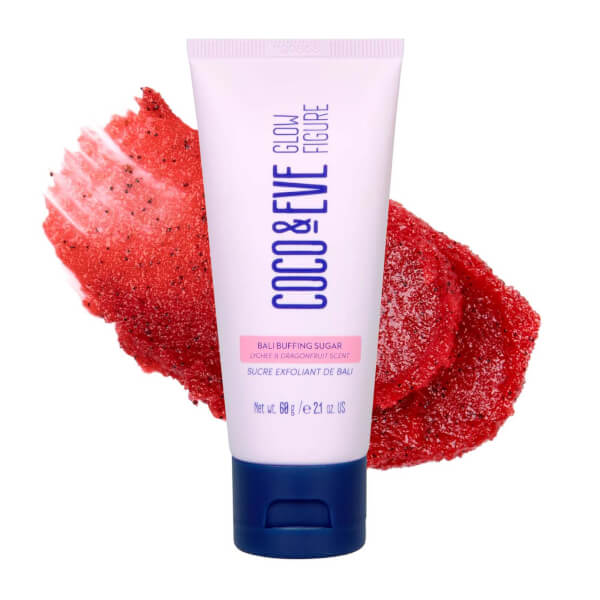 Coco & Eve Travel Sized Glow Figure Bali Buffing Sugar 60g Begrenzte Freigabe