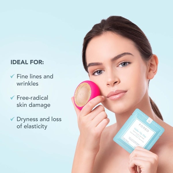 FOREO Make My Day UFO/UFO Mini Anti-Pollution and so Hydrating Face Mask (7 Pack) Super Sparpreis