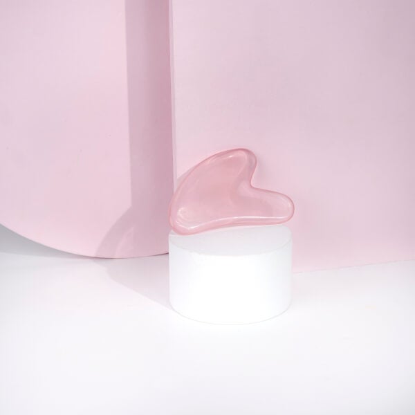 brushworks HD Rose Quartz Resin Roller & Gua Sha Kostenlose Rückgabe
