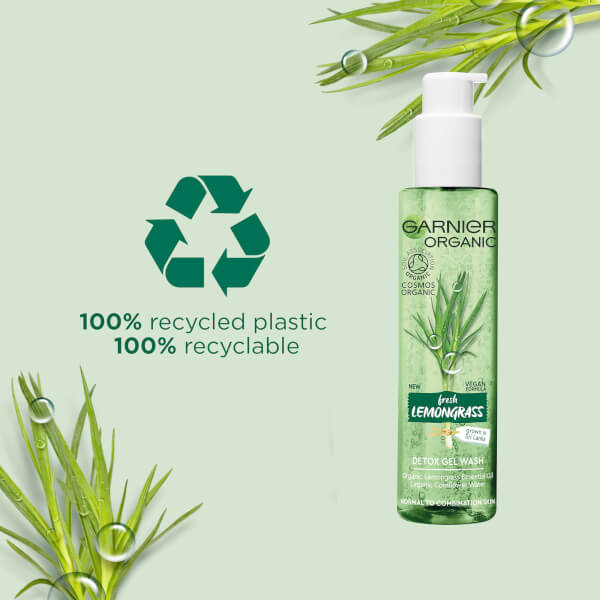 Garnier Organic Lemongrass Gel Wash 150ml Fabrikladen
