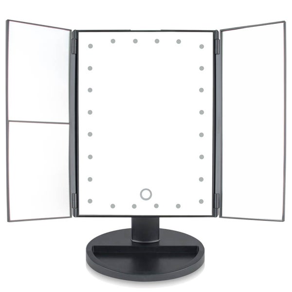 Rio 24 LED Touch dimmbarer Kosmetikspiegel mit 2-fach- & 3-fach- Vergrößerung