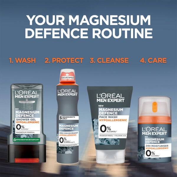 L'Oréal Paris Men Expert Magnesium Defence Shower Gel 300ml Saisonschlussverkauf
