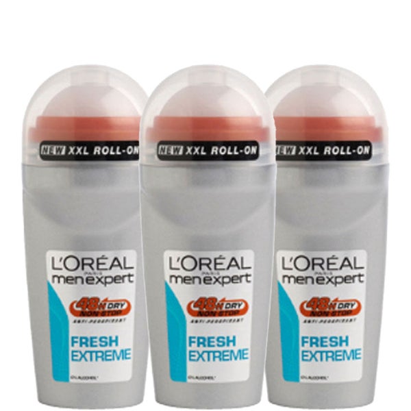 L'Oreal Paris Men Expert Fresh Extreme Deodorant Roll-On (50 ml) Trio Cyber Monday