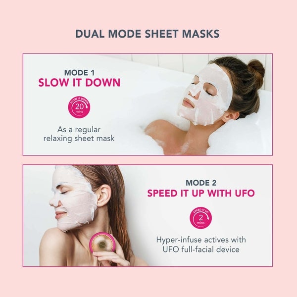 FOREO Bulgarian Rose Moisture-Boosting Sheet Face Mask (3 Pack) Super Sparpreis
