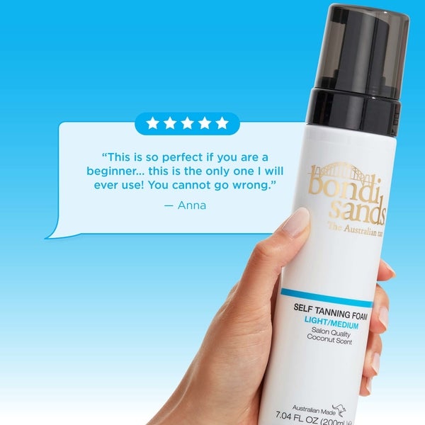 Bondi Sands Self Tanning Foam 200ml - Light/Medium Top Angebot