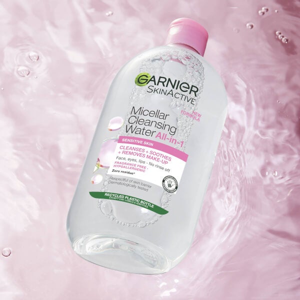 Garnier Micellar Water Facial Cleanser and Makeup Remover for Sensitive Skin 700ml Riesige Rabatte