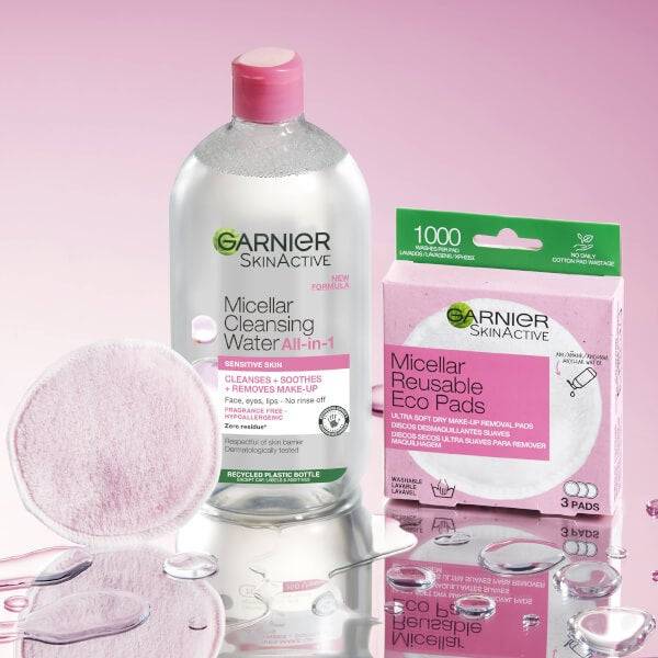 Garnier Micellar Water Facial Cleanser and Makeup Remover for Sensitive Skin 700ml Riesige Rabatte