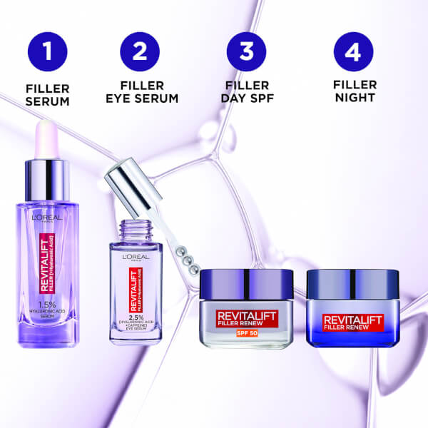 L'Oréal Paris 1.5% Hyaluronic Acid Revitalift Filler Serum 30ml Fabrikverkauf