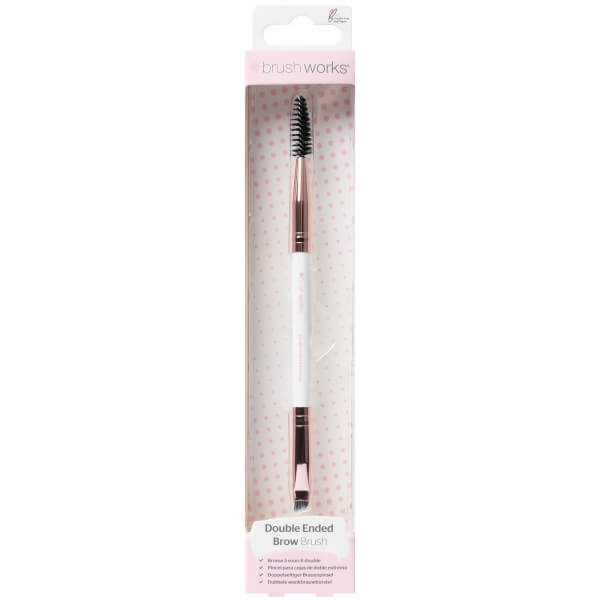 Brushworks Weiß und Gold Braue Duo Pinsel Online
