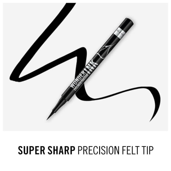Rimmel Wonder'Ink Liquid Eye Liner - Black 1.2ml Rabatt
