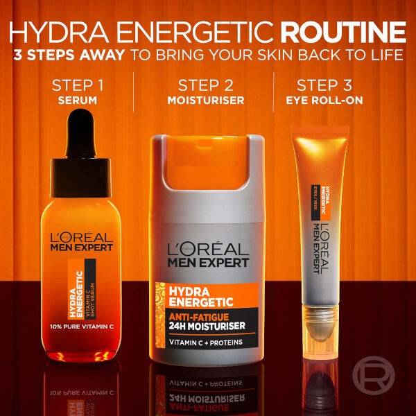 L'Oréal Men Expert Hydra Energetic 10% Pure Vitamin C Serum 30ml Zeitbegrenzte Promotion
