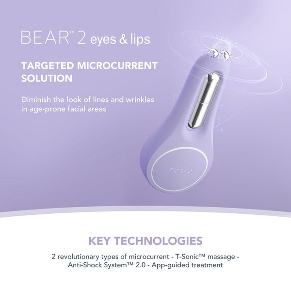 FOREO BEAR 2 Eyes and Lips Supercharged Set - Lavender Angebote
