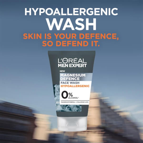 L'Oréal Paris Men Expert Sensitive Skin Face Wash Facial Cleanser 100ml Neueste Stile