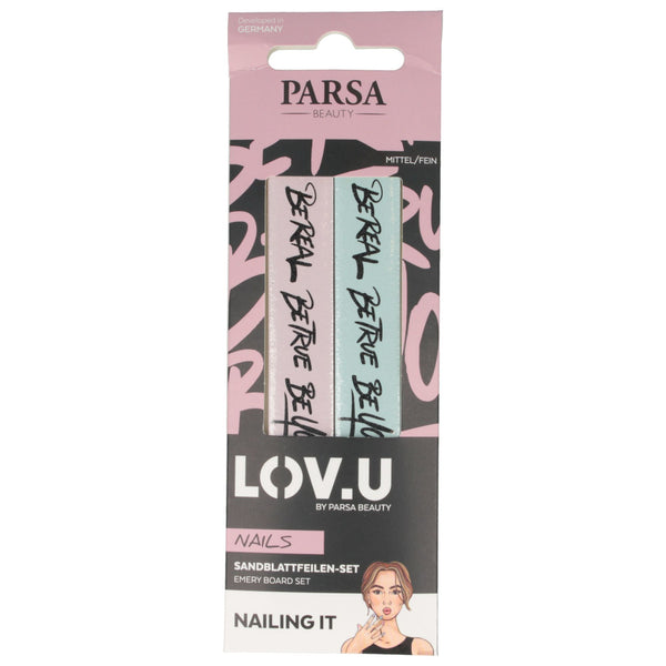 Parsa Beauty PARSA Beauty LOV.U Sandblattfeilen-Set 50% Rabatt für begrenzte Zeit
