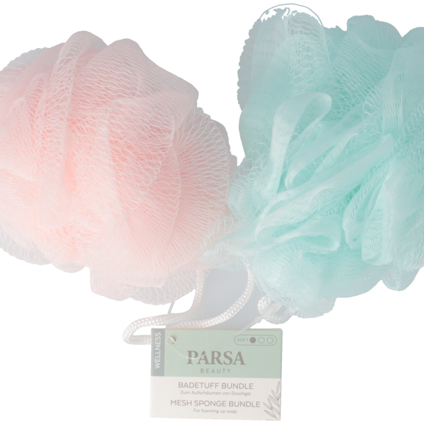 Parsa Beauty PARSA Beauty Badetuff in rosa und blau Top Angebot