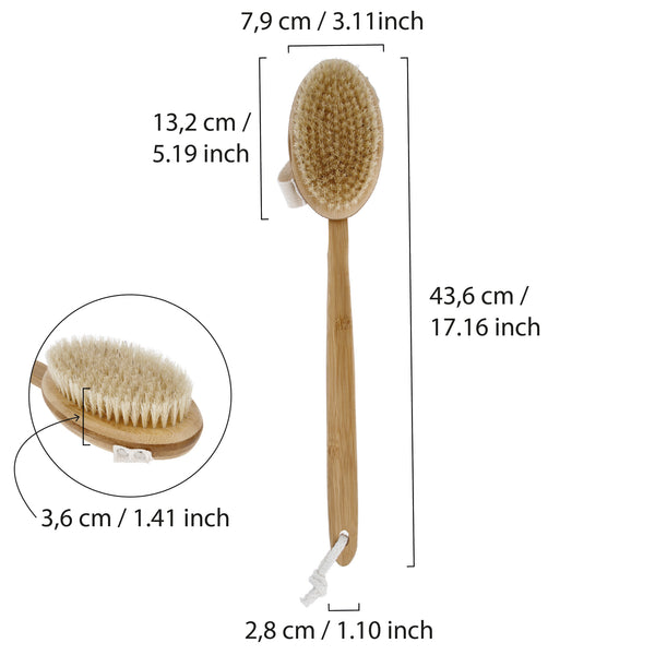 Parsa Beauty PARSA Beauty Bambus Badebürste abnehmbar FSC®-zertifiziertes Bambus Osterangebot