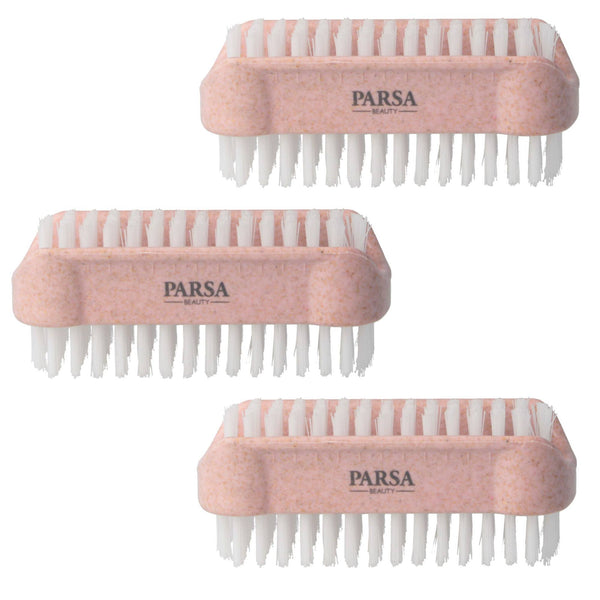 Parsa Beauty 3er Pack PARSA Beauty Nature Love Nagelbürste Handwaschbürste, doppelseitige Nagelbürste in rosa Top Angebot