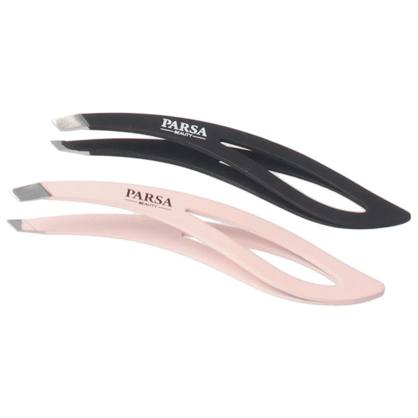 Parsa Beauty PARSA Beauty Design-Pinzette, schräg, schwarz oder rosé Blitzangebot