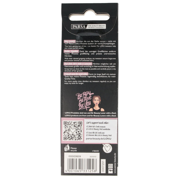 Parsa Beauty PARSA Beauty LOV.U Pinzette schräg, rosa Räumungsverkauf
