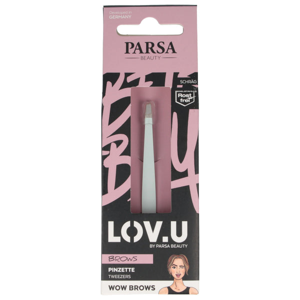 Parsa Beauty PARSA Beauty LOV.U Pinzette schräg, mint Kauf eins, bekomm eins gratis