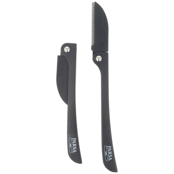 Parsa Beauty PARSA Men Haar- und Bartmesser, 2er Set klappbar japanischer Edelstahl Tiefpreis