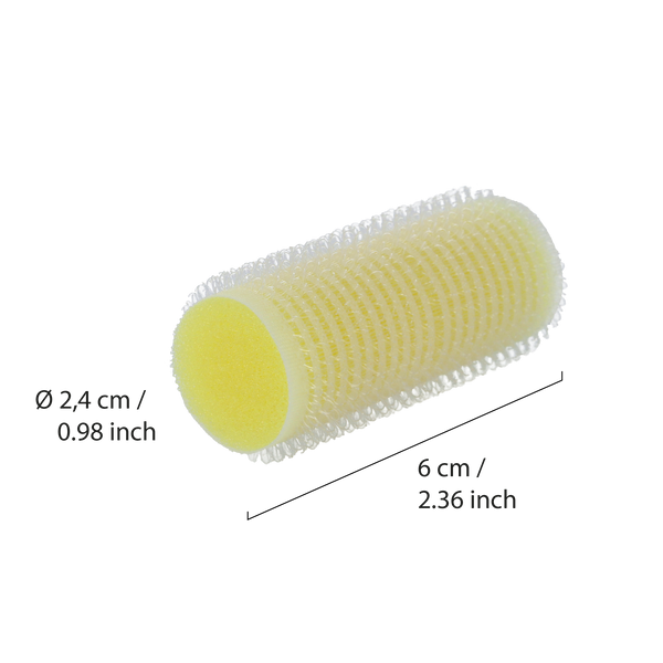 Parsa Beauty PARSA Beauty Softlockenwickler selbsthaftende Lockenwickler 24mm gelb, 4 Stück Auslauf