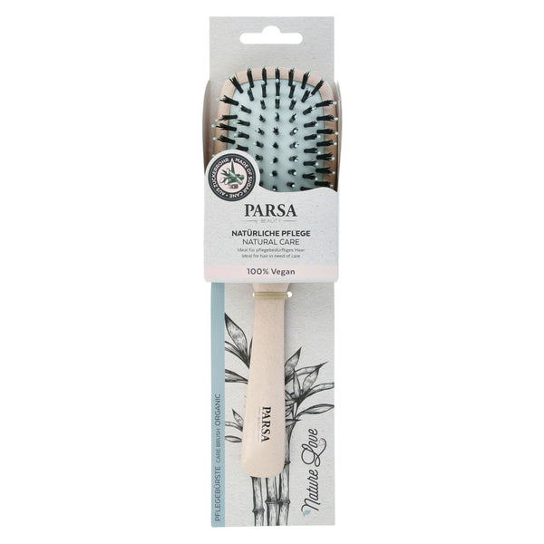 Parsa Beauty PARSA Beauty Pflegebürste Organic vegane Haarbürste groß oval in beige Limitierter Zeitrabatt