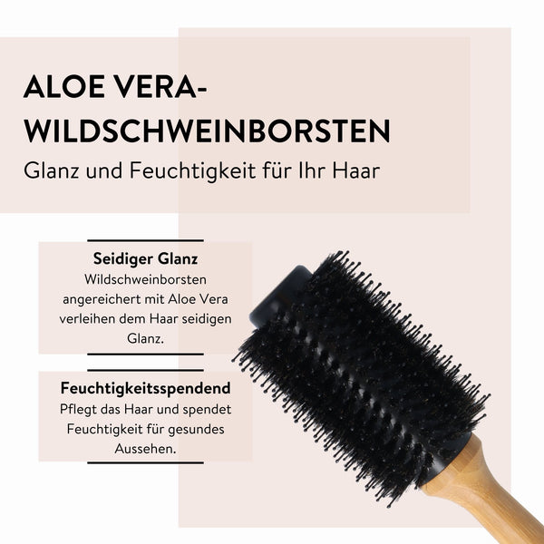 Parsa Beauty PARSA Beauty Bambus Volumenbürste Aloe Vera groß ø 33mm aus FSC®-zertifiziertem Bambus Black Friday
