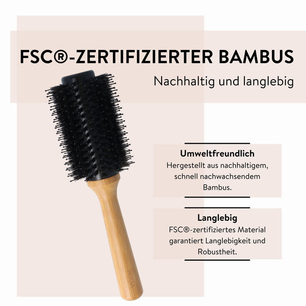 Parsa Beauty PARSA Beauty Bambus Volumenbürste Aloe Vera groß ø 33mm aus FSC®-zertifiziertem Bambus Black Friday