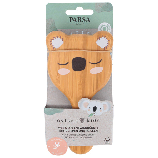 Parsa Beauty PARSA Beauty Nature Kids Wet&Dry Bürste Koalaprint aus FSC®-zertifiziertem Bambus Exklusive Angebote